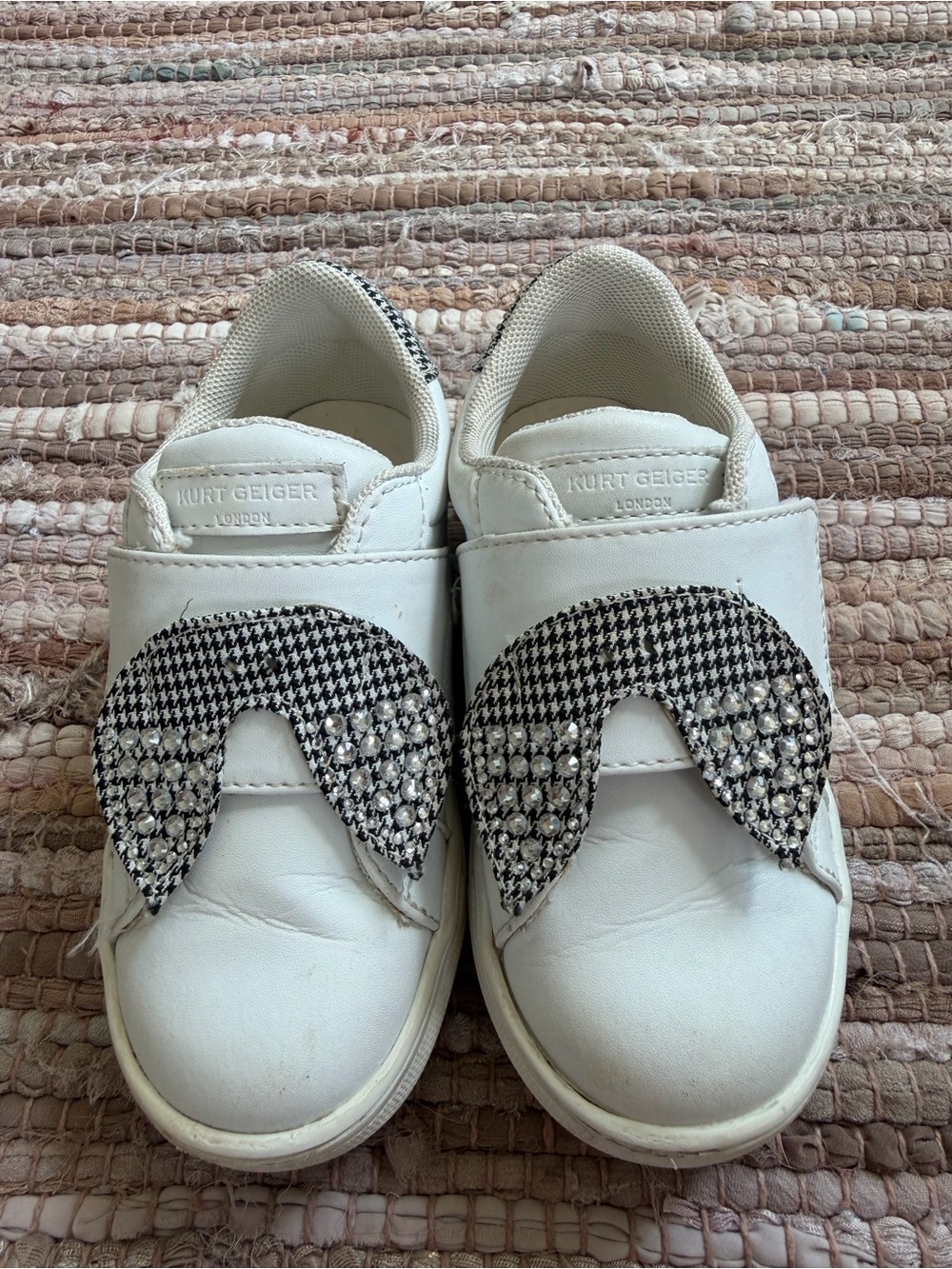 Kurt Geiger London Mini Laney Bow Sneakers - read description!